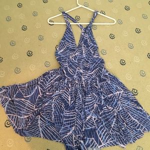 Urban Outfitters open back romper